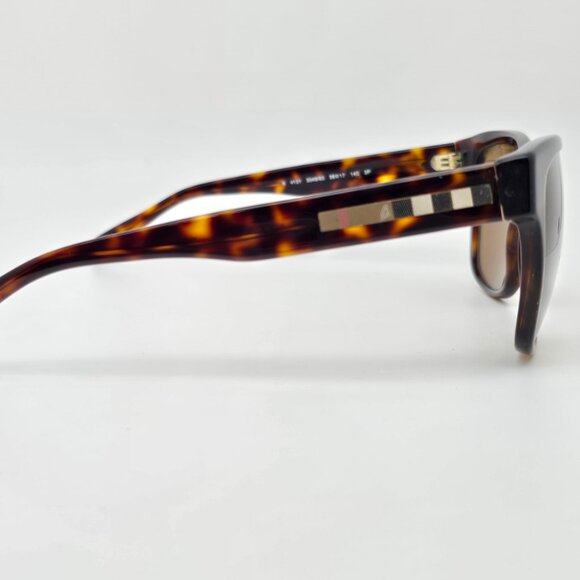 *SOLD* Burberry B4131 3349/83 Tortoise Frame Polarized Brown Lens Sunglasses - Picture 7 of 16